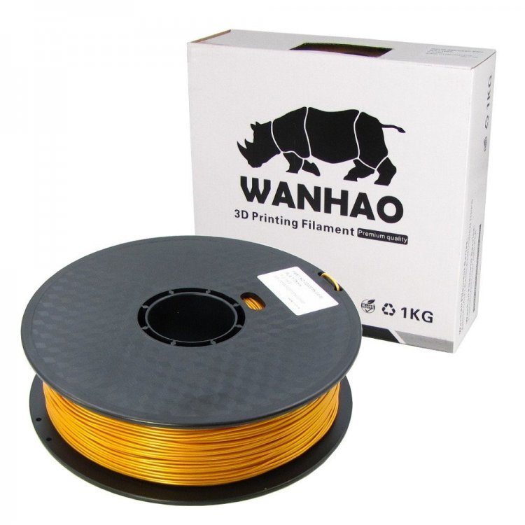PLA пластик Wanhao, 1.75 мм, gold, 1 кг модель PLA пластик Wanhao, 1.75 мм, gold, 1 кг от Wanhao